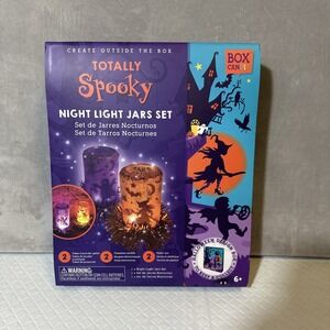 BOX CANDIY - Totally Spooky - Night Light Jars Set - Ages 6+